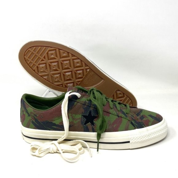 💖MEGA SALE💖Converse One Star Pro Low Top Cypress Green Women’s Canvas A03678C - Picture 6 of 10